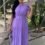 Vestido max midi chifon